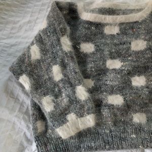 Vintage wool angora sweater